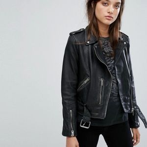 All saints motorcycle leather jacket